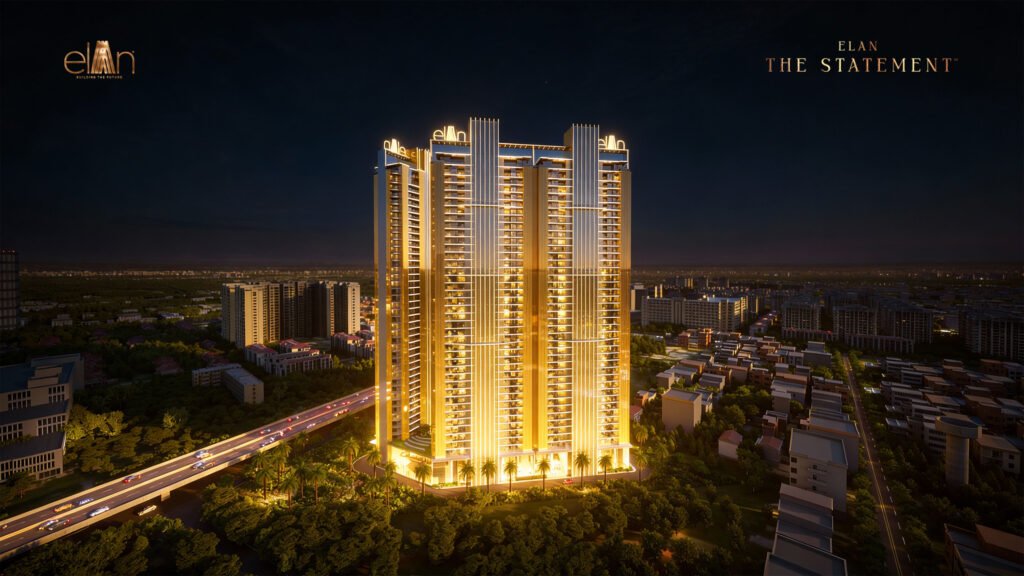 Elan The Statement — Tower Night View