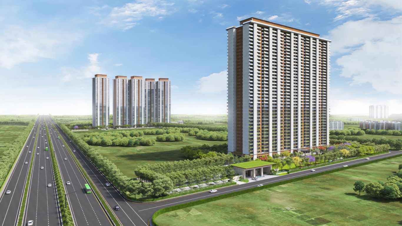 Tulip Melrose - Exterior Render — Tower View
